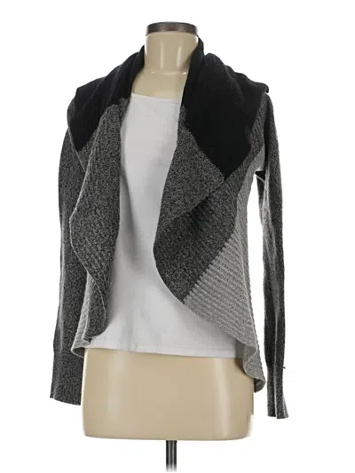 Pre-owned Lucky Brand Cardigan Sweater In Gray