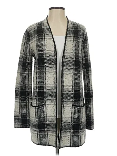 Pre-owned Lucky Brand Cardigan Sweater In Gray