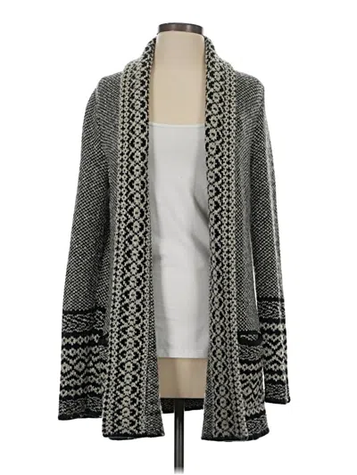 Pre-owned Lucky Brand Cardigan Sweater In Gray