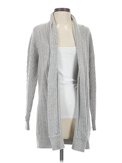Pre-owned Lucky Brand Cardigan Sweater In Gray