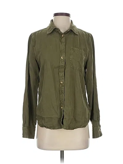 Pre-owned Lucky Brand Cardigan Sweater In Green