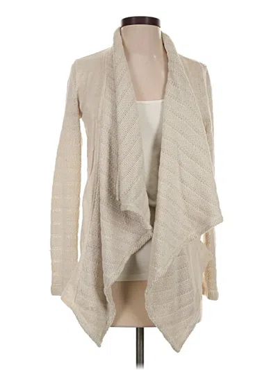 Pre-owned Lucky Brand Cardigan Sweater In Ivory