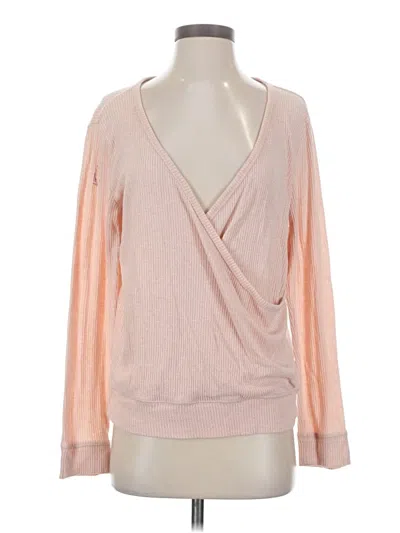 Pre-owned Lucky Brand Cardigan Sweater In Pink