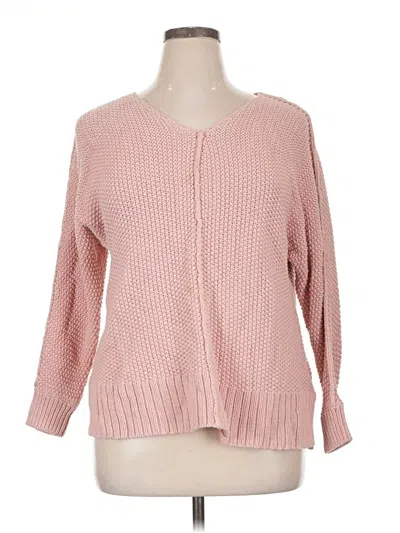 Pre-owned Lucky Brand Cardigan Sweater In Pink