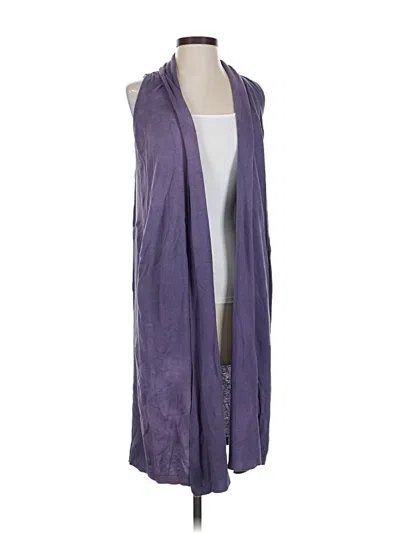 Pre-owned Lucky Brand Cardigan Sweater In Purple
