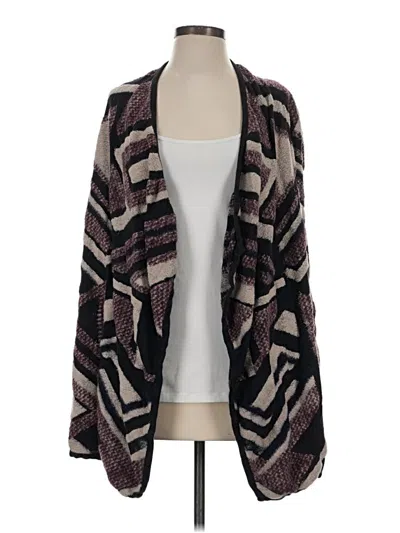 Pre-owned Lucky Brand Cardigan Sweater In Purple