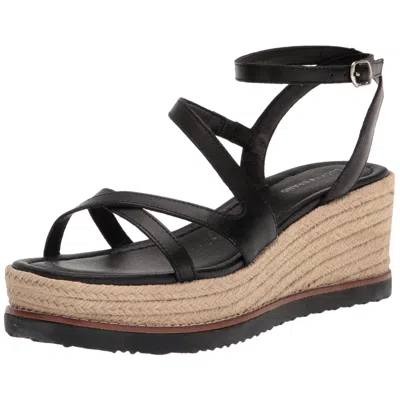 Lucky Brand Carolie Espadrille Wedge Sandal Black Lk-carolie-001 Women's
