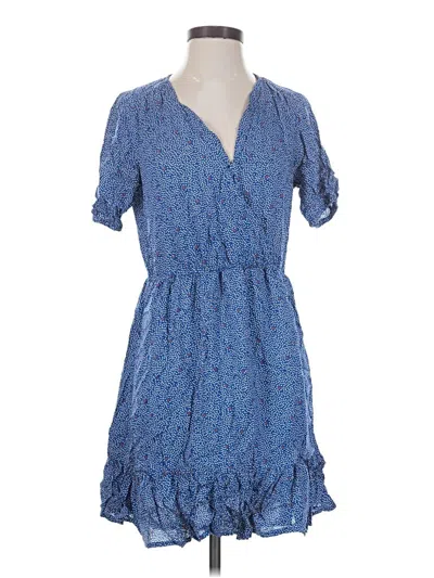 Pre-owned Lucky Brand Casual Dress In Blue