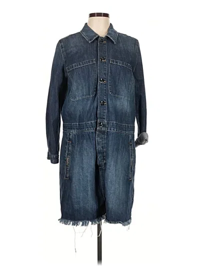 Pre-owned Lucky Brand Casual Dress In Blue