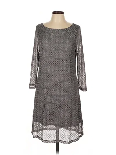 Lucky Brand Casual Dress In Gray