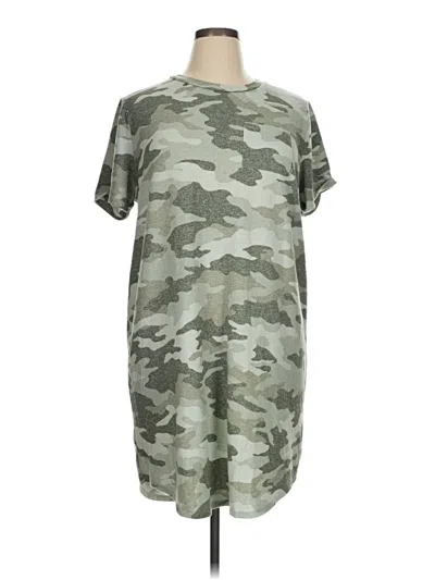 Pre-owned Lucky Brand Casual Dress In Gray