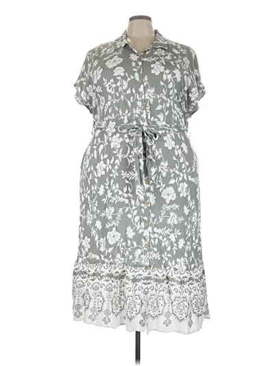 Lucky Brand Casual Dress In Gray
