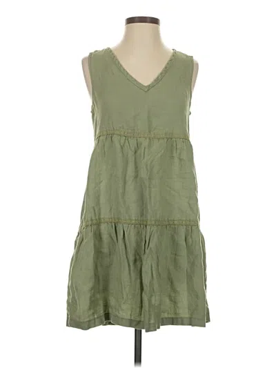 Pre-owned Lucky Brand Casual Dress In Green