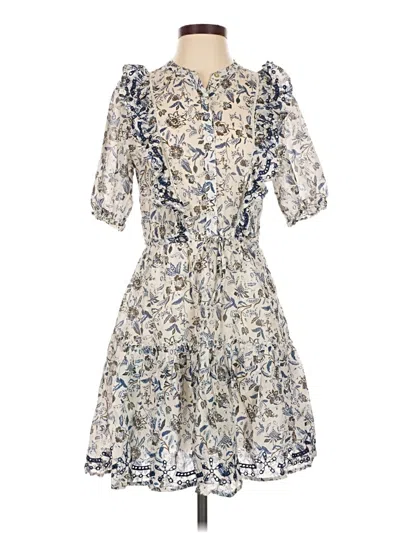 Pre-owned Lucky Brand Casual Dress In Ivory