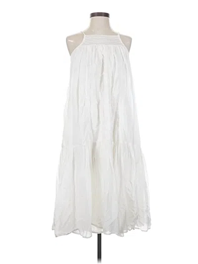 Pre-owned Lucky Brand Casual Dress In White