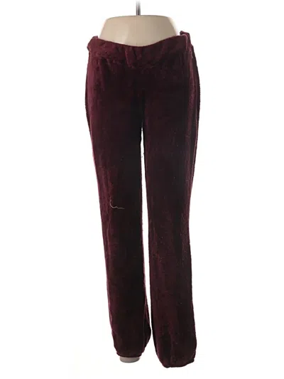 Pre-owned Lucky Brand Casual Pants In Burgundy