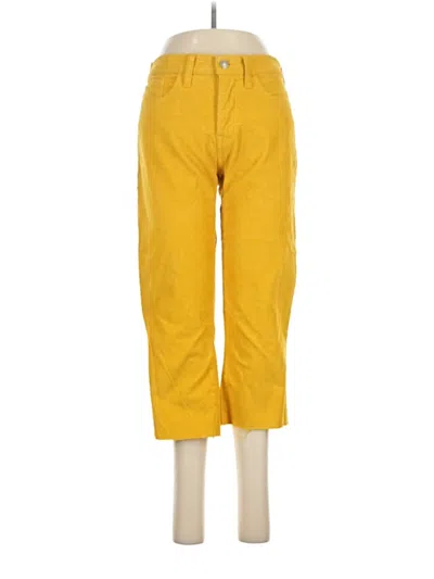 Pre-owned Lucky Brand Casual Pants In Yellow
