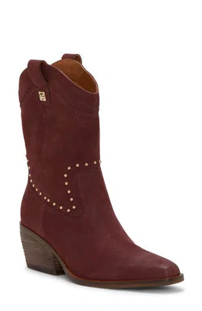 Lucky Brand Cesiet 2 Western Boot In Burgundy