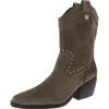 LUCKY BRAND CESIET 2 WOMENS SUEDE MID-CALF COWBOY, WESTERN BOOTS