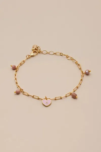 Lucky Brand Charm Link Bracelet In Multi
