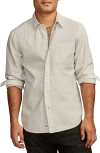Lucky Brand Check Cotton Poplin Button-up Shirt In White Multi