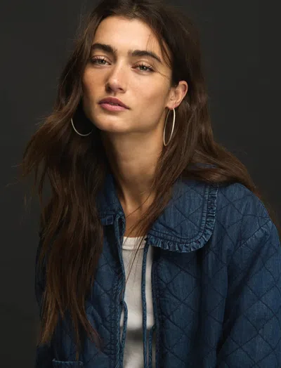 Lucky Brand Classic Hoop Set In Transparent