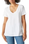 LUCKY BRAND CLASSIC V-NECK COTTON BLEND T-SHIRT