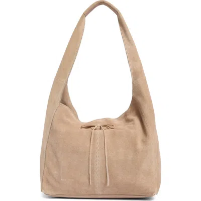 Lucky Brand Clem Leather Hobo Bag In Tuscany Soft Cow Suede Le