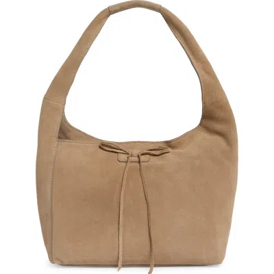 Lucky Brand Clem Small Suede Shoulder Bag In Tuscany Soft Cow Suede Le