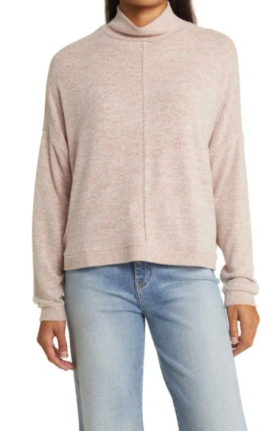 Lucky Brand Cloud Mock Neck Sweater In Neutral