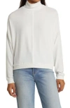 Lucky Brand Cloud Mock Neck Sweater In White