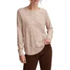 Lucky Brand Cloud Raglan Sleeve Knit Top In Multi