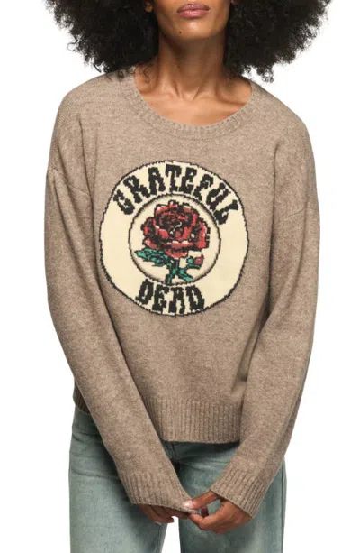Lucky Brand Cloud Soft Grateful Dead Intarsia Sweater In Multi