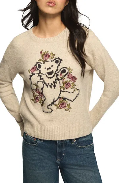 Lucky Brand Cloud Soft Grateful Dead Intarsia Sweater In Neutral