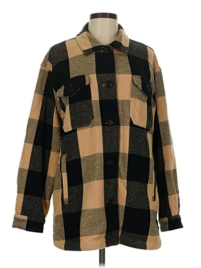 Pre-owned Lucky Brand Coat In Brown