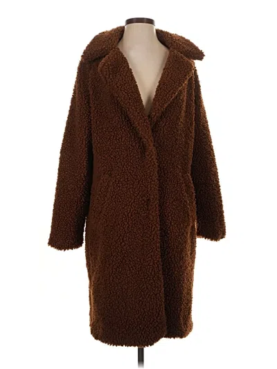Pre-owned Lucky Brand Coat In Brown