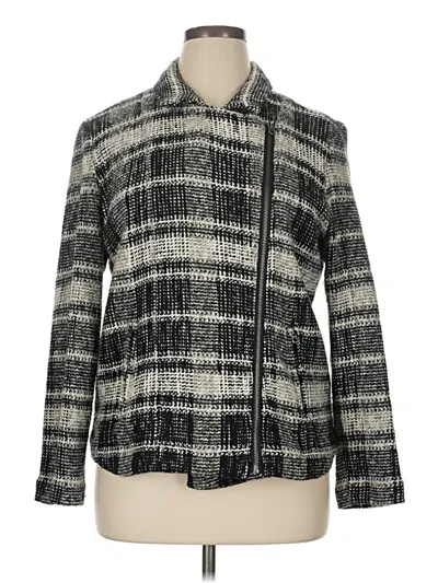 Pre-owned Lucky Brand Coat In Gray