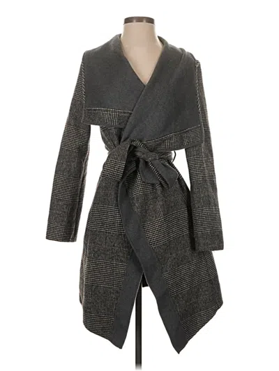 Pre-owned Lucky Brand Coat In Gray