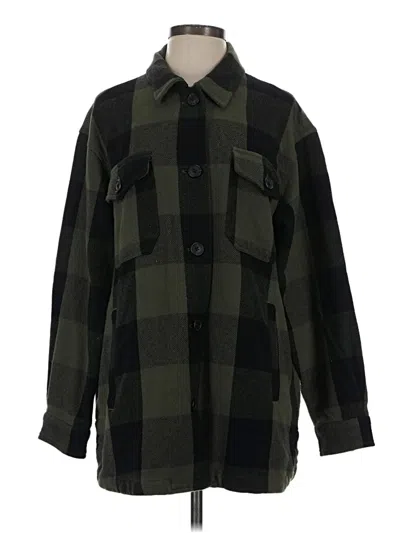 Pre-owned Lucky Brand Coat In Green
