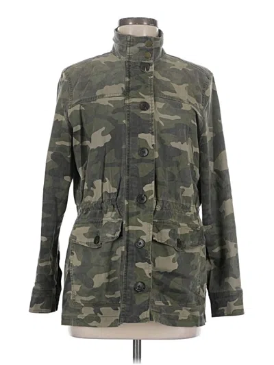 Pre-owned Lucky Brand Coat In Green