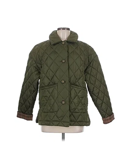 Pre-owned Lucky Brand Coat In Green
