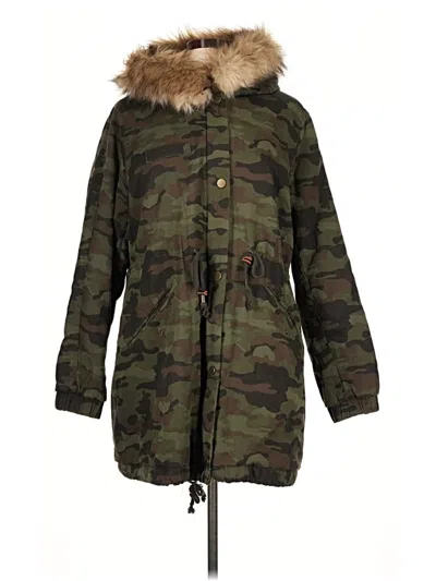 Pre-owned Lucky Brand Coat In Green