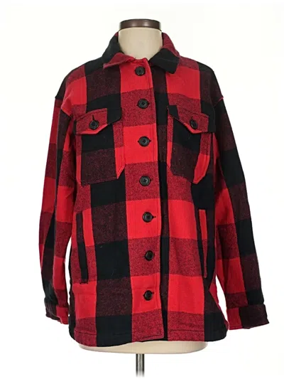 Pre-owned Lucky Brand Coat In Red