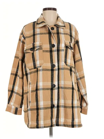 Pre-owned Lucky Brand Coat In Tan