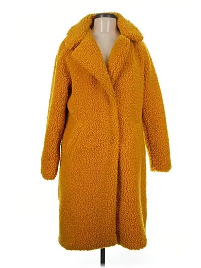 Pre-owned Lucky Brand Coat In Yellow
