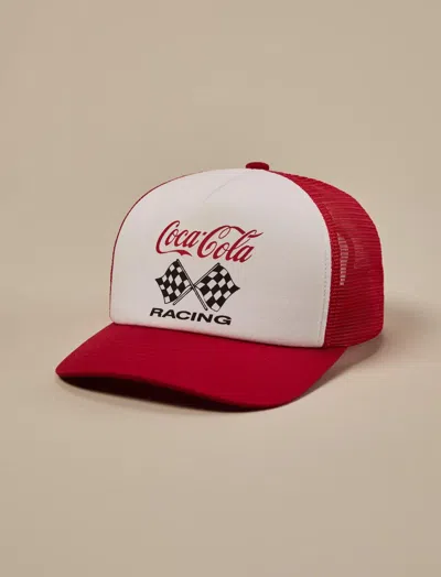 Lucky Brand Coca Cola Racing Trucker Hat In Multi