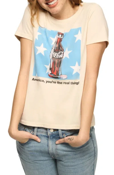 Lucky Brand Coca-cola Graphic T-shirt In Neutral