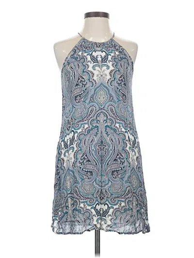 Pre-owned Lucky Brand Cocktail Dress In Blue