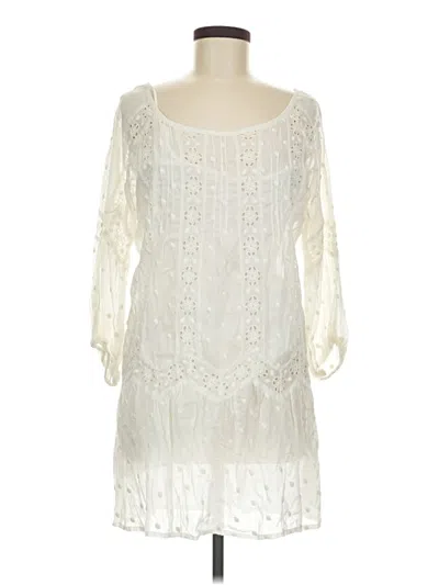 Pre-owned Lucky Brand Cocktail Dress In Ivory