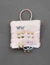 Lucky Brand Colorful Multi Earring Set In Yellow